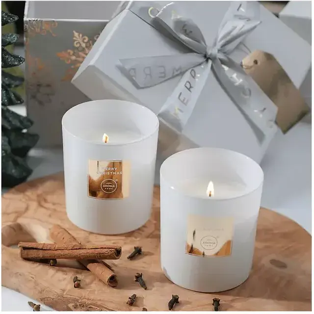 Ароматична свічка Aroma Home Merry Christma Апельсин та гвоздика 230 г - фото 2