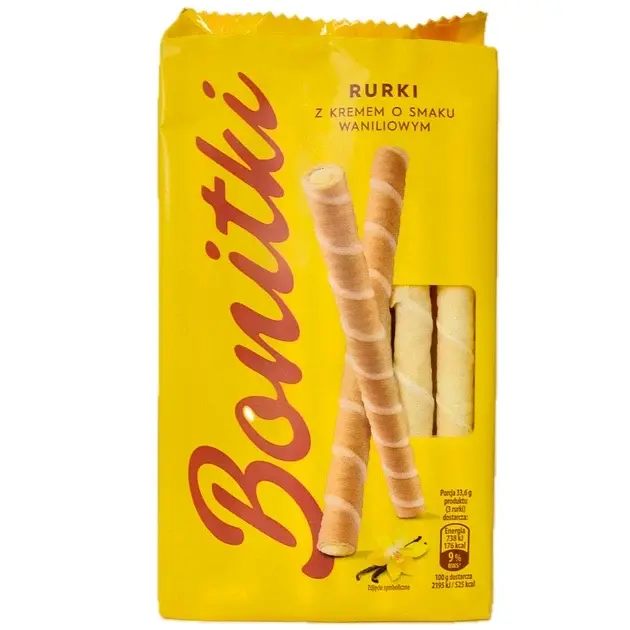Трубочки ванільні Bonitki wanilla 280г.