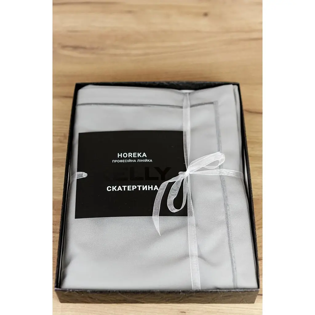 Скатерть Прованс Kelly серая 180x140 см (32916) - фото 8