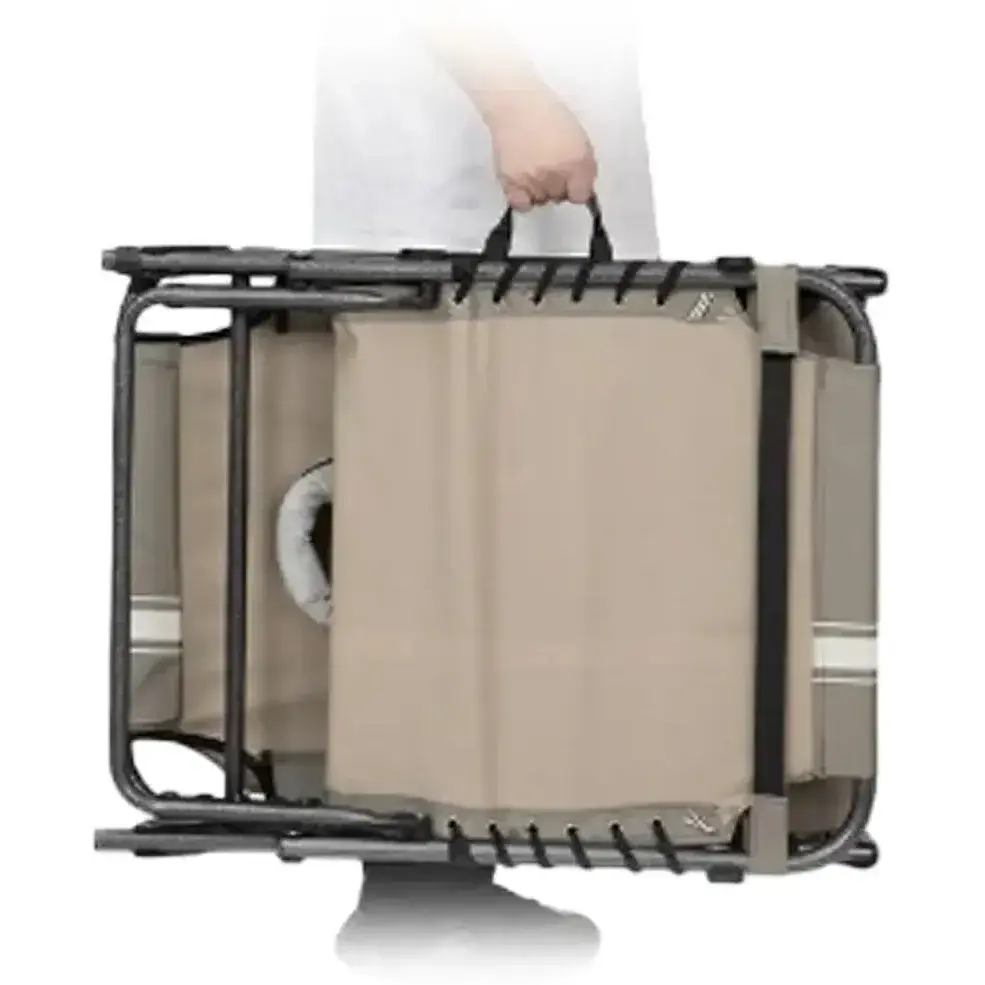 Шезлонг KingCamp Magnolia B10 Plus Grey/White - фото 6