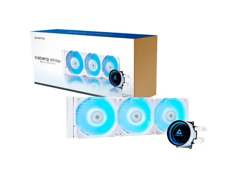 Водяне охолодження Chieftec Iceberg 360 ARGB White (CLC-360-RGB-W) - фото 8