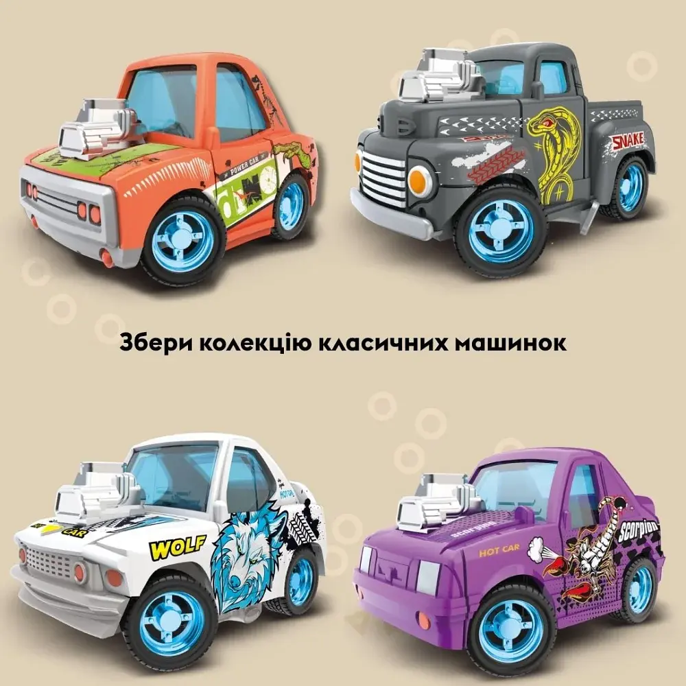 Машинка OTAMANKO Жужики Класика Помаранчевий - фото 3