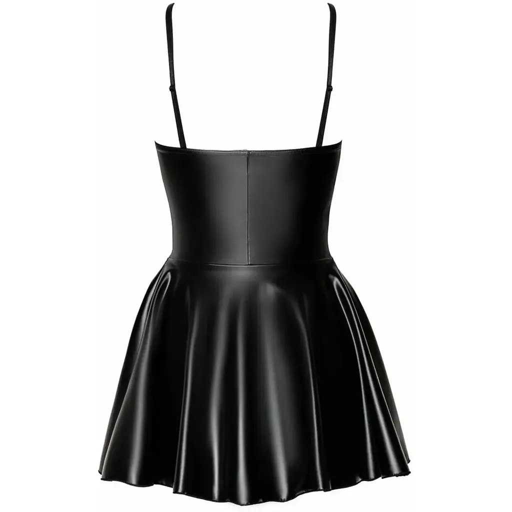 Сукня Noir Handmade F308 Dreamer wetlook corset Mini dress With front zipper - M - фото 6