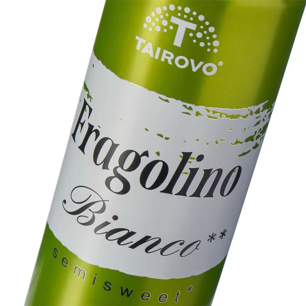 Напій винний Tairovo Fragolino Bianco слабоалкогольний газований напівсолодкий білий 6-6.9% 0.33 л - фото 4