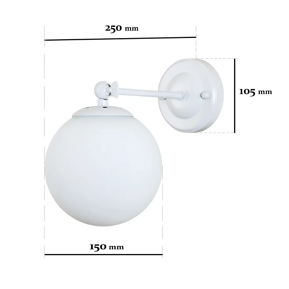Бра настенное Levistella 756WPR150F-1 WH+WH E27 40W белый - фото 2