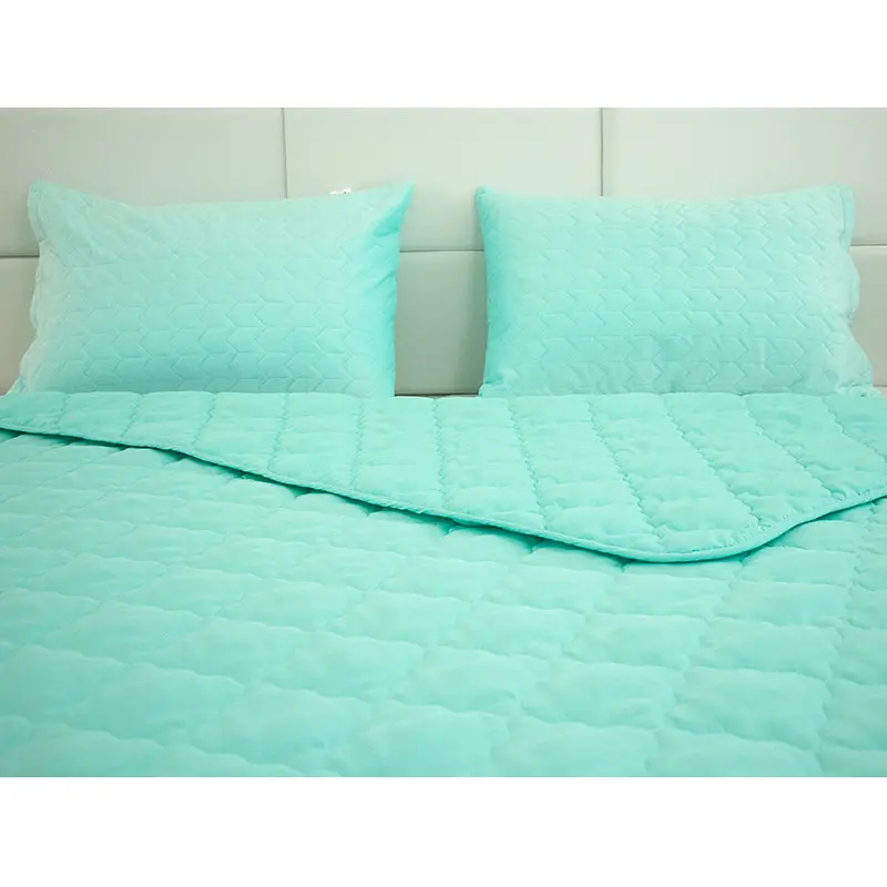 Ковдра Руно - Silicone легка бірюзова полуторна 140x205 см 160 гр/м2 (22588) - фото 8