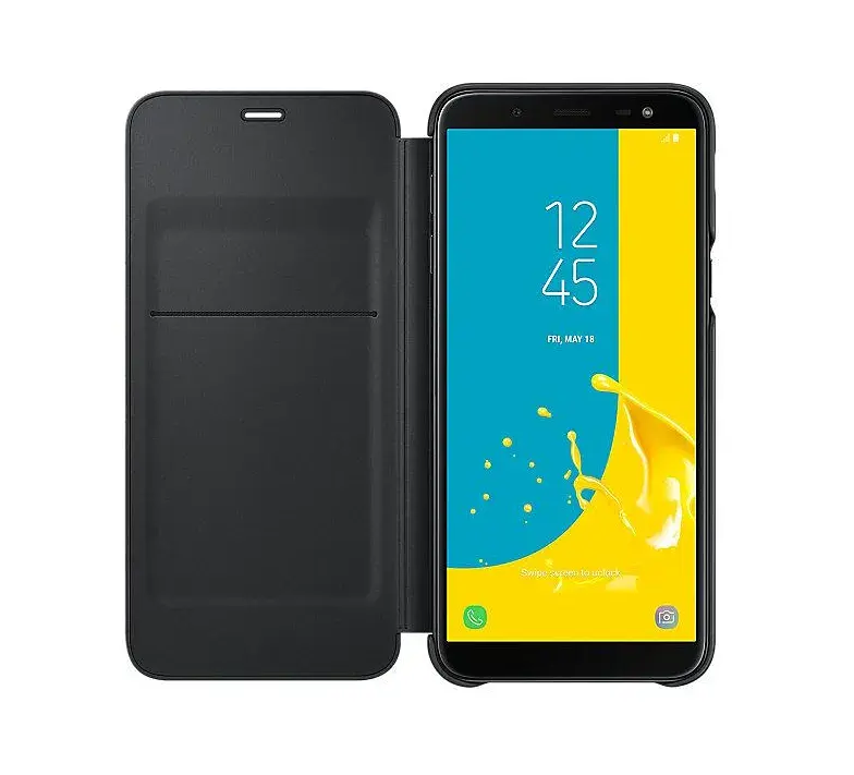 Чохол-книжка Samsung Wallet Cover для Samsung Galaxy J6 SM-J600 Black (EF-WJ600CBEGRU) - фото 3