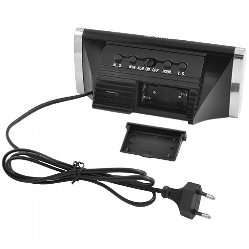 Часы сетевые VST-730-5 синие цифры 220В - фото 2