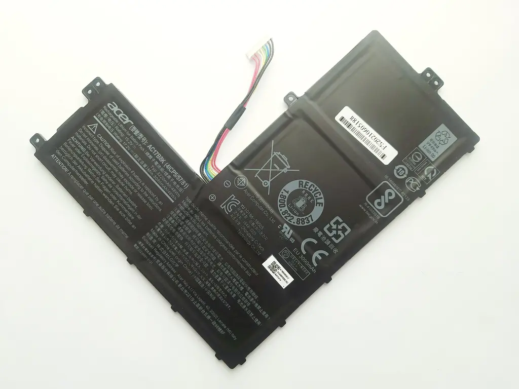 Акумулятор для ноутбука Acer AC17B8K Swift SF315-52, 3220 mAh (48Wh), 4cell, 15.2V, Li-ion, чорний - фото 2
