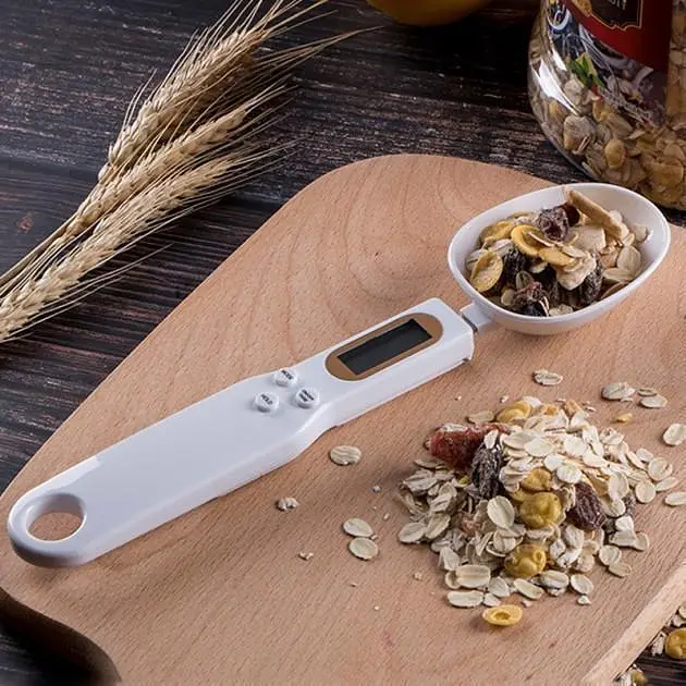 Електронна мірна ложка-ваги Digital Spoon Scale 23х6х2 см біла  - фото 10