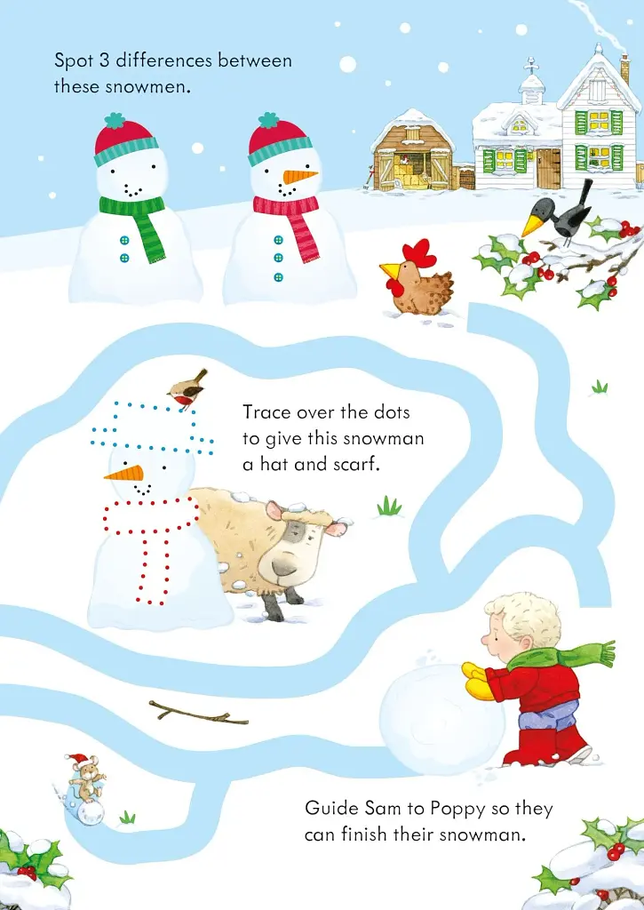 Poppy and Sam's Wipe-Clean Christmas Activities - фото 5