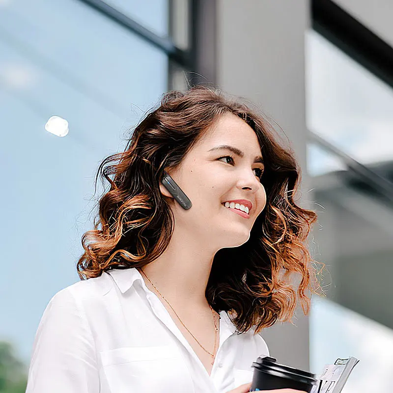 Bluetooth Гарнітура Borofone BC36 Lucky Чорний - фото 4