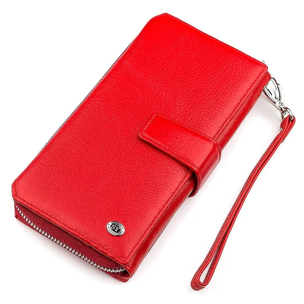 Гаманець жіночий ST Leather 18456 (ST228) дуже красивий червоний - фото 8