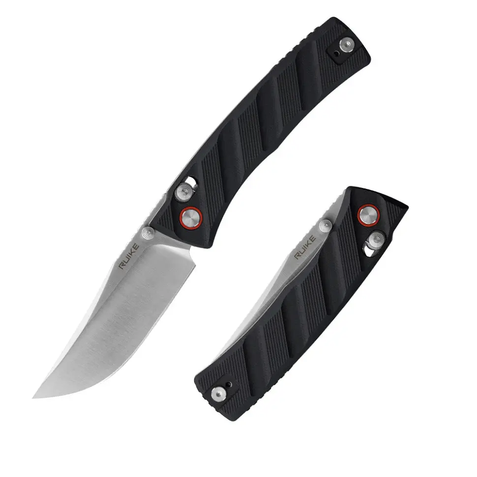 Ніж складаний кишеньковий Ruike P856-B, (7.9 см) 14C28N/G10 чорний