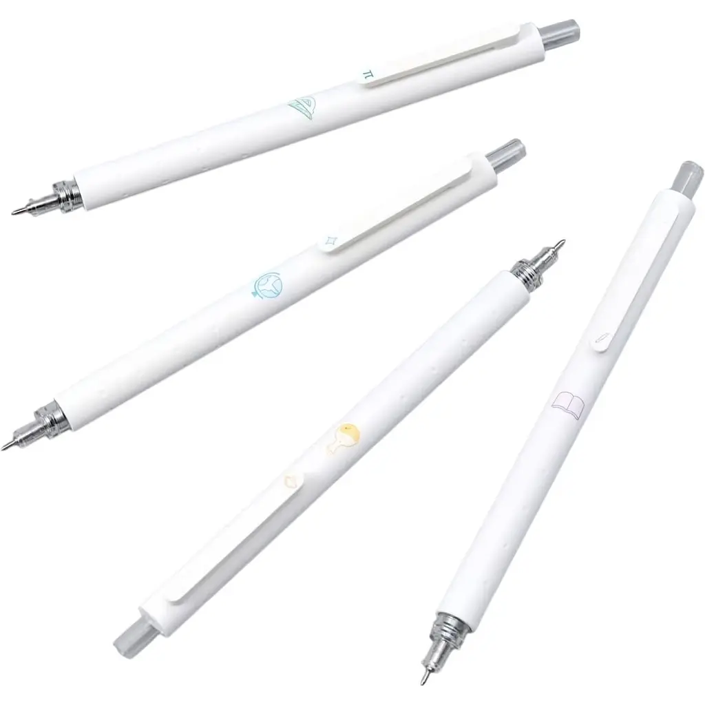 Набір ручок KacoGreen K1028 Rocket Plastic Gel Ink Pen 4шт [118450] - фото 3