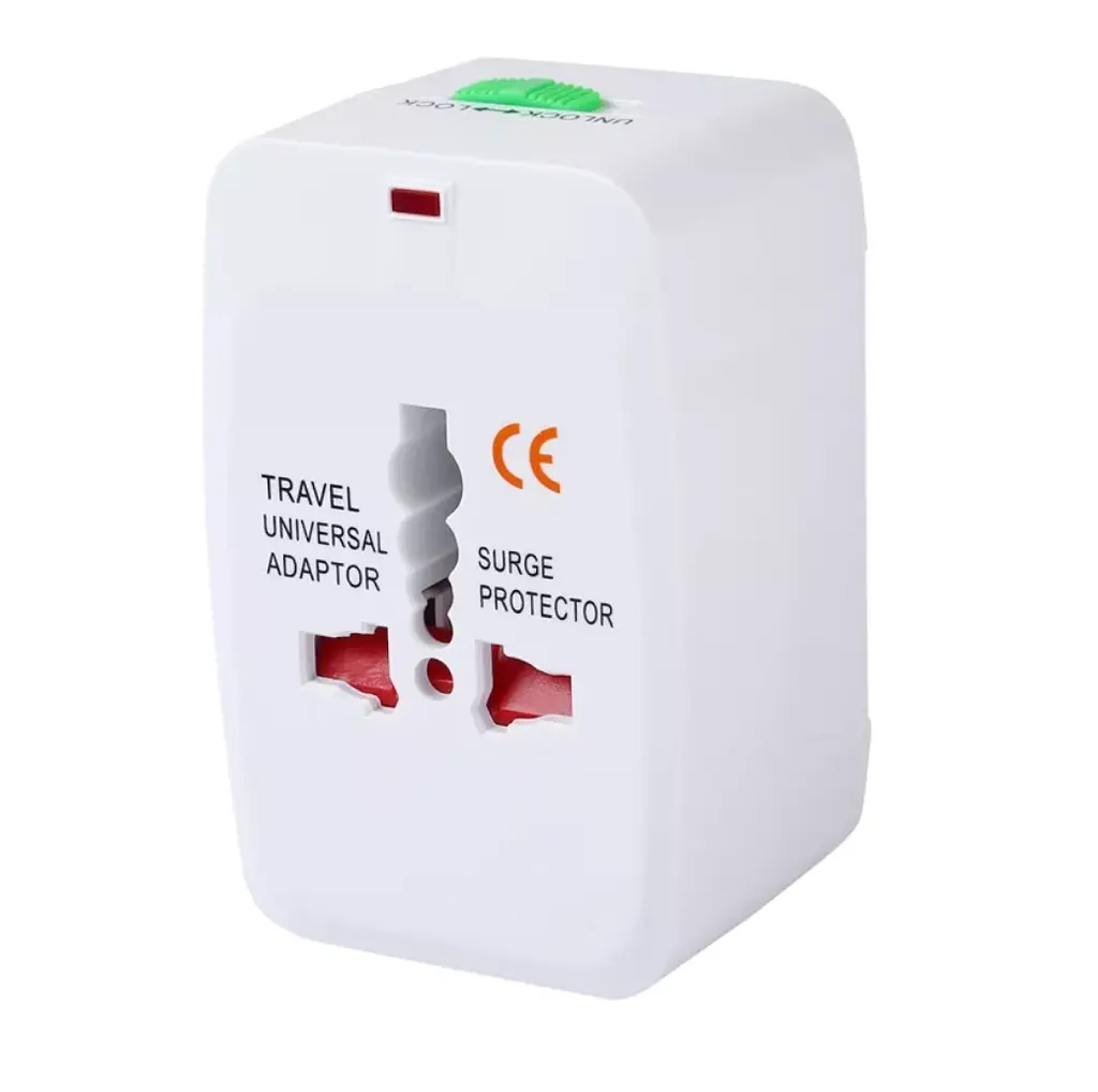 Універсальний мережний адаптер перехідник із штекерами EU UK US AU Universal Adaptor all-in-one UKC - фото 3