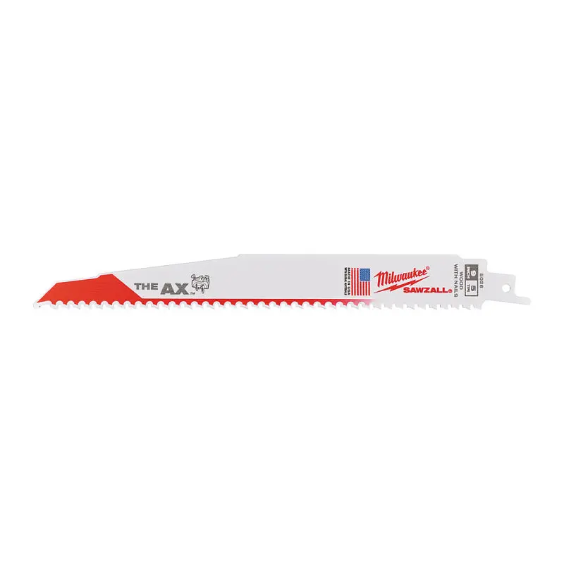 Полотно для шабельних пил AX FANG TIP MILWAUKEE, 230х5,0мм, (5шт), (деревина з цвяхами) - фото 2