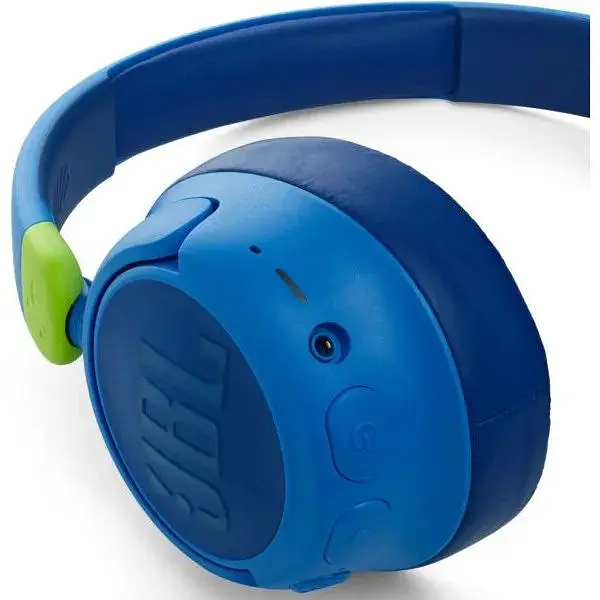 Бездротові навушники для дітей JBL JR460NC (JBLJR460NCBLU) повнорозмірні сині - фото 6