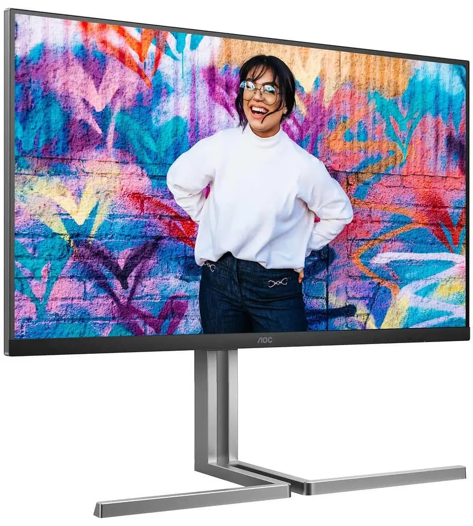 Монітор 31.5" AOC U32U3CV (U32U3CV) 3840х2160 (UHD 4K) IPS 60 Hz - фото 2