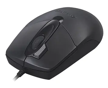 Миша A4tech OP-730D USB (чорна) 1000dpi, 2x Click кнопка - фото 4