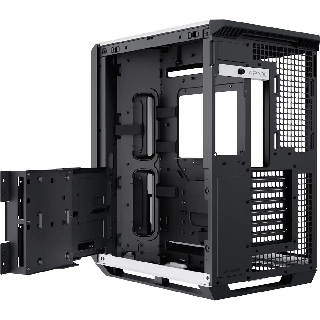Корпус для ПК APNX V1-W Black/White (APCM-VI01103.M1) - фото 8