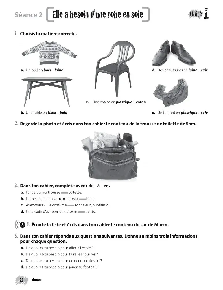 Merci! 4. A2. Cahier d`exercices - фото 5
