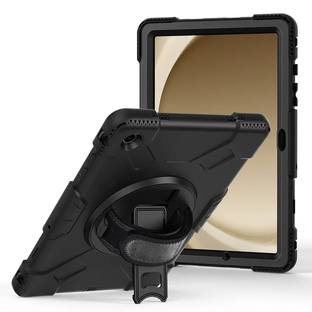 Чехол Rugged 3 Layers бронированный противоударный с защитой-360 Samsung Galaxy Tab A9+ Plus SM X210 X215 - фото 2