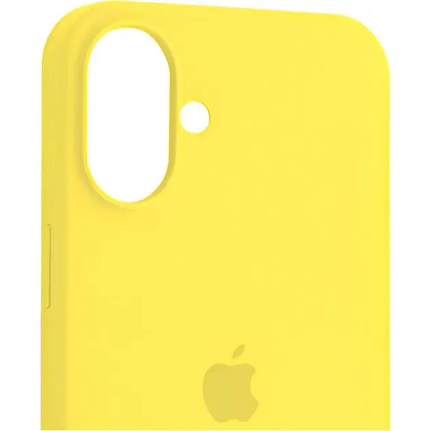 Чохол Silicone Case для Apple iPhone 16 Yellow AA [115084] - фото 3