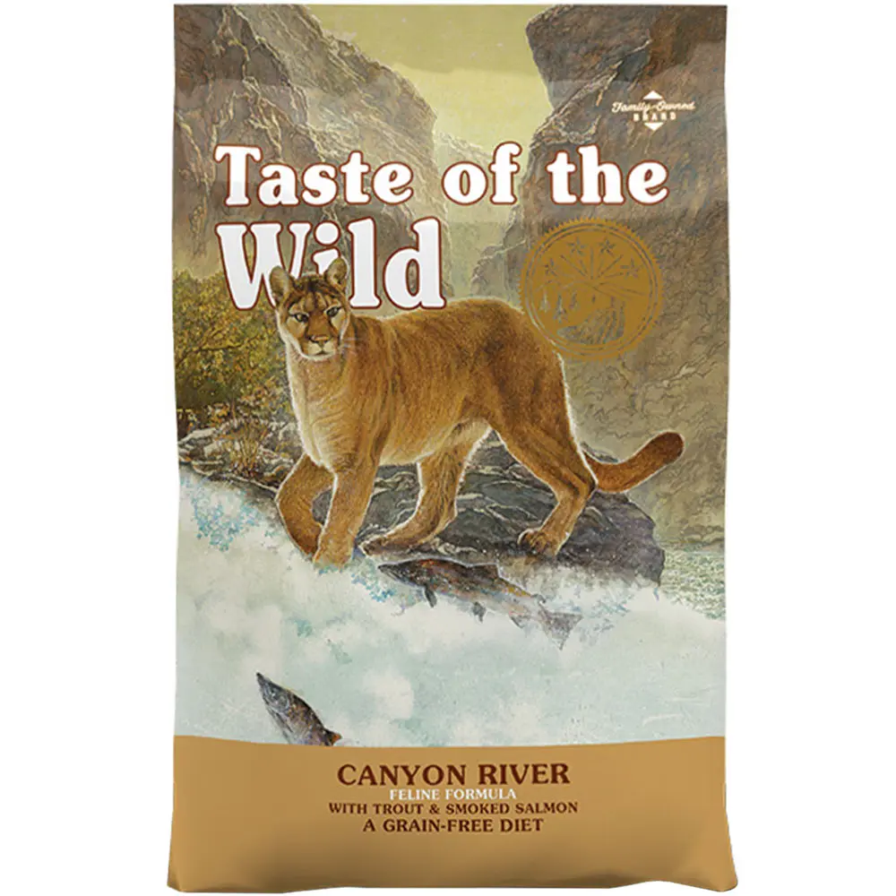 Сухий корм для котів Taste of the Wild Canyon River Feline Formula з фореллю та копченим лососем 2 кг 2594-HT18