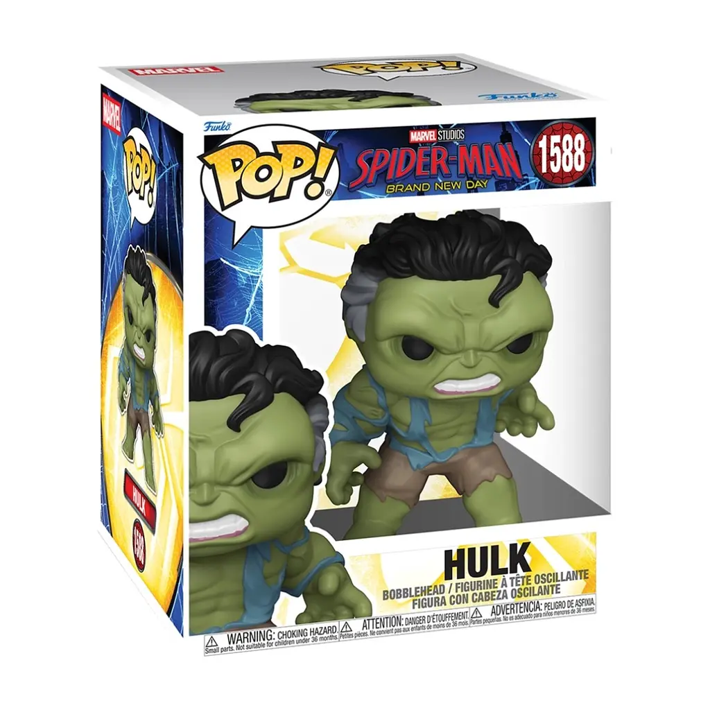 Фігурка Funko Pop серії Людина-павук: Абсолютно новий день - Халк 15 см (83965) - фото 2