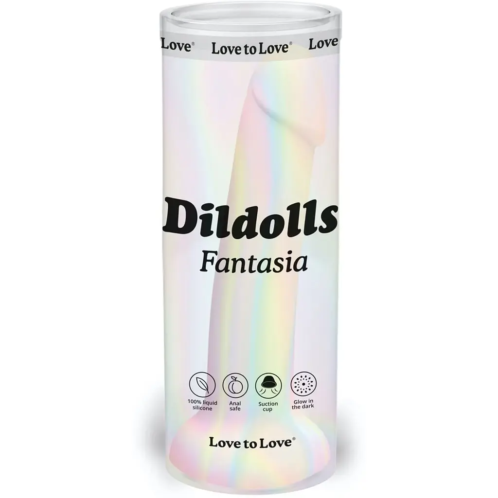 Дилдо, що світиться в темряві Love To Love Dildolls - Fantasia - фото 8