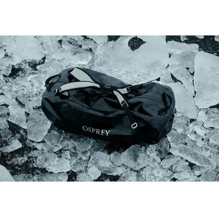 Сумка Osprey Transporter WP Duffel 70 чорно-сіра - фото 4