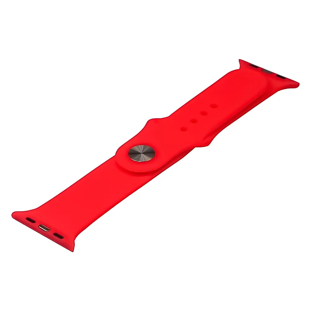 Силиконовый ремешок для Apple Watch Sport Band 42/44/45 мм размер L цвет 06 - фото 2