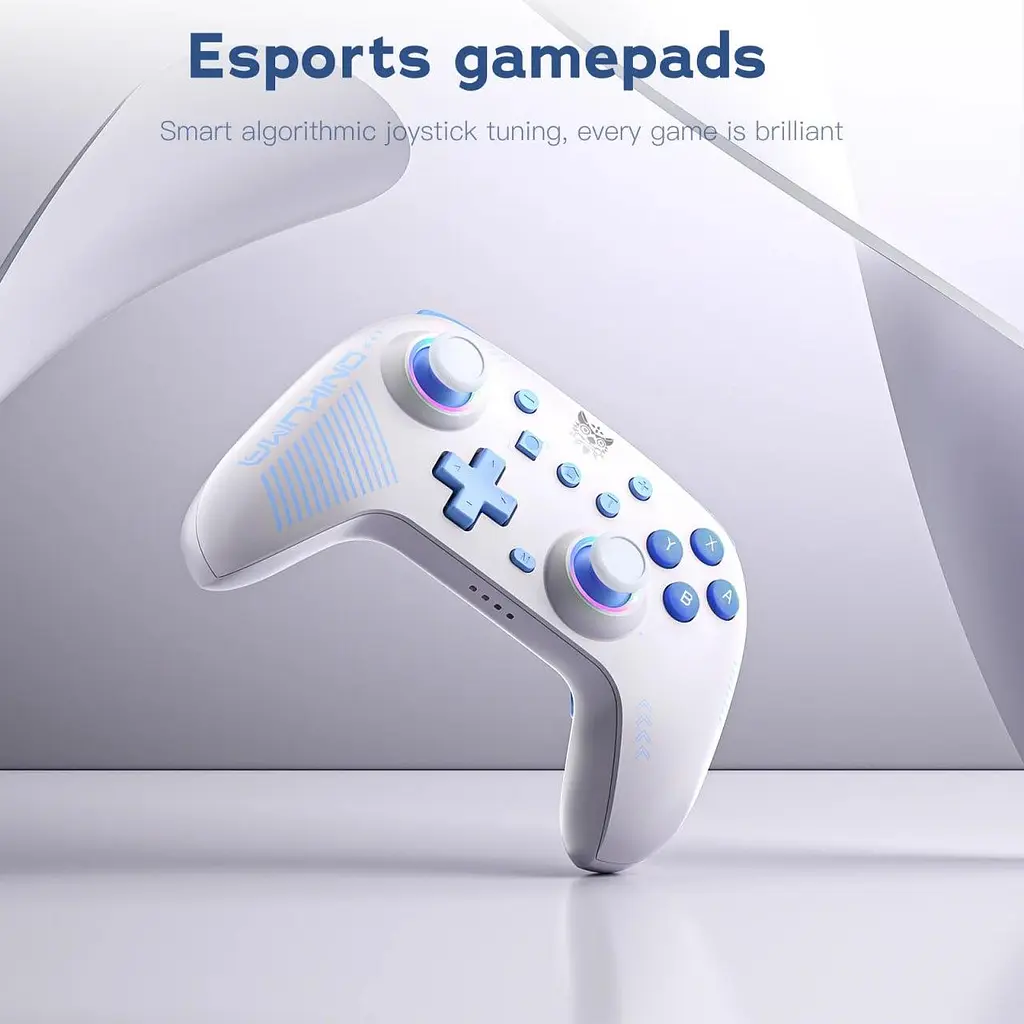 Геймпад Onikuma бездротовий M10 Pro для ПК PS4 PS5 Xbox універсальний акумуляторний джойстик з вібрацією та RGB підсвіткою - фото 7