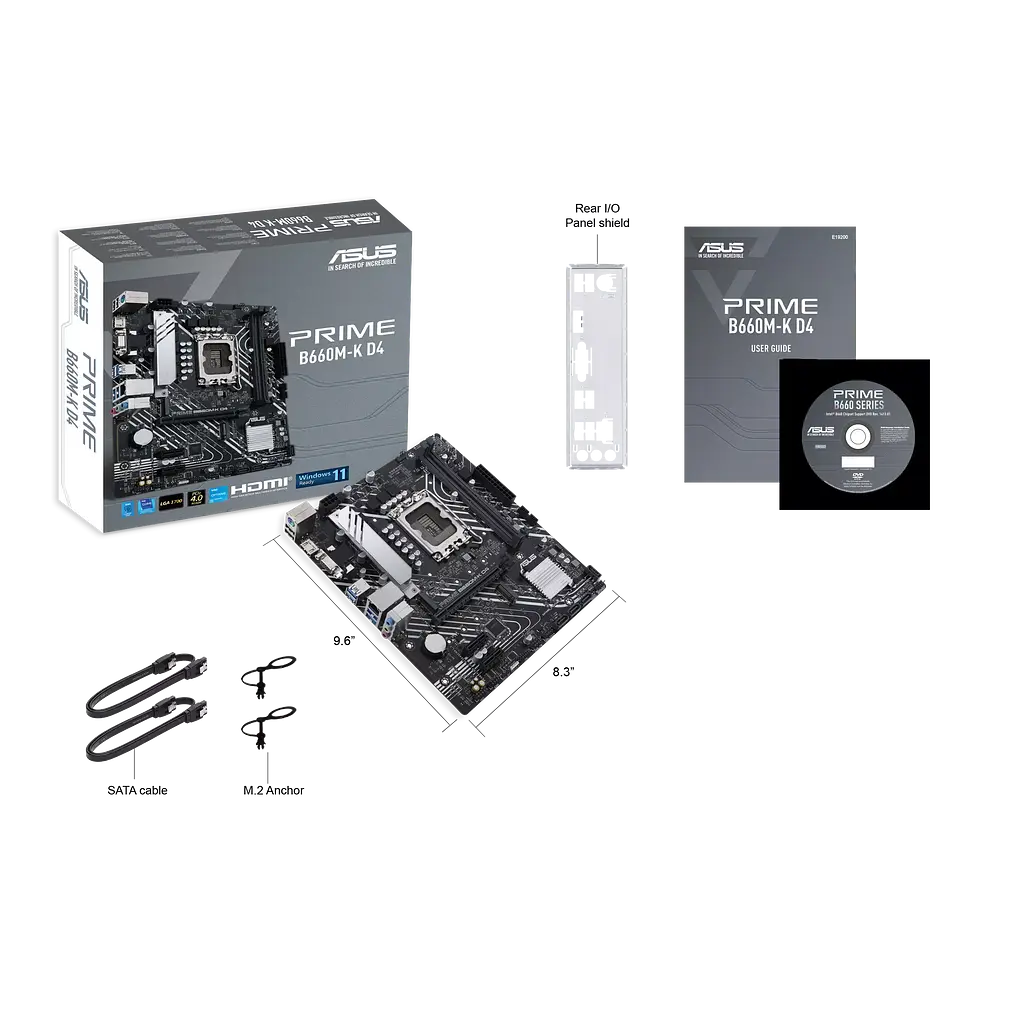 Материнська плата Asus B660M-K D4 Prime LGA 1700 (PRIME B660M-K D4) - фото 4