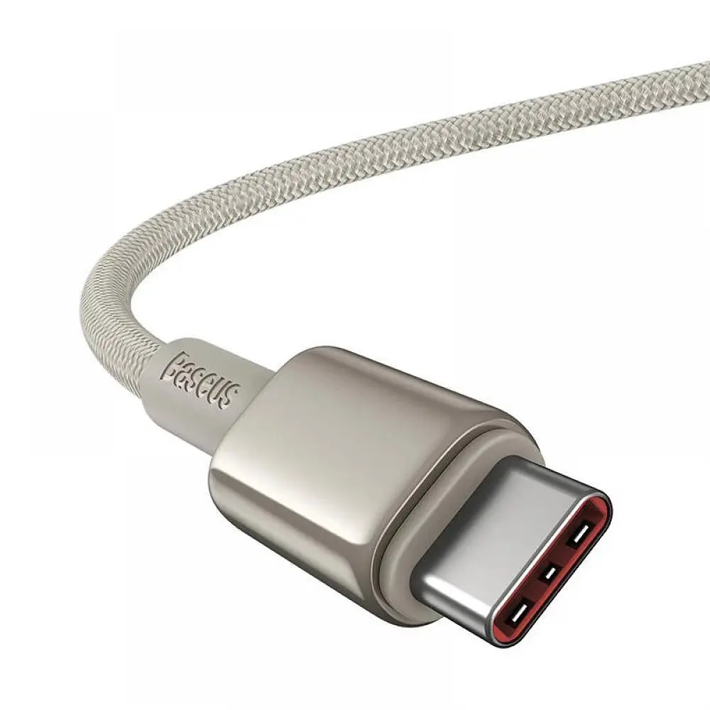 Кабель Baseus USB-C to USB-C Gold 100W 1m (P10319800G21-00) - фото 4
