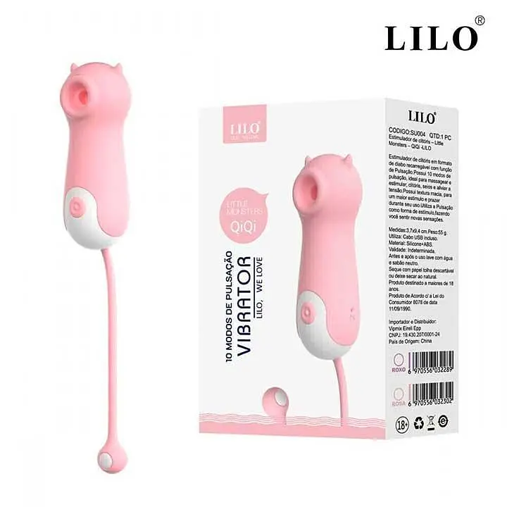 Клиторальный вакуумный вибратор Lilo We Love QiQi USB (10 режимов стимуляции) K000992 - фото 4
