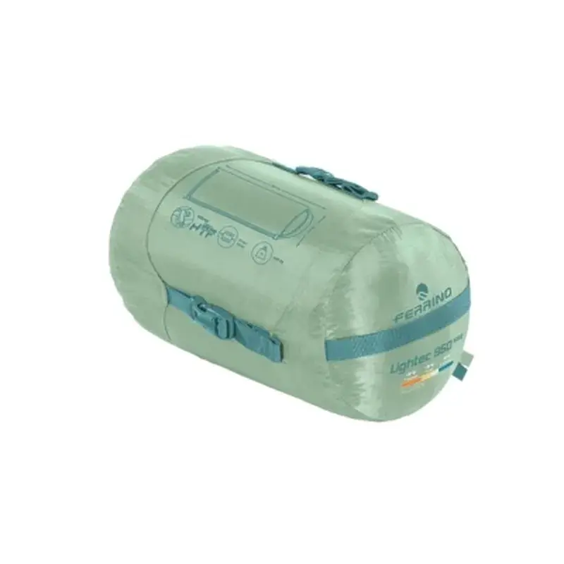 Спальний мішок Ferrino Lightec SSQ 950 +5°C Green Right (86652QVVD) (931771) - фото 2
