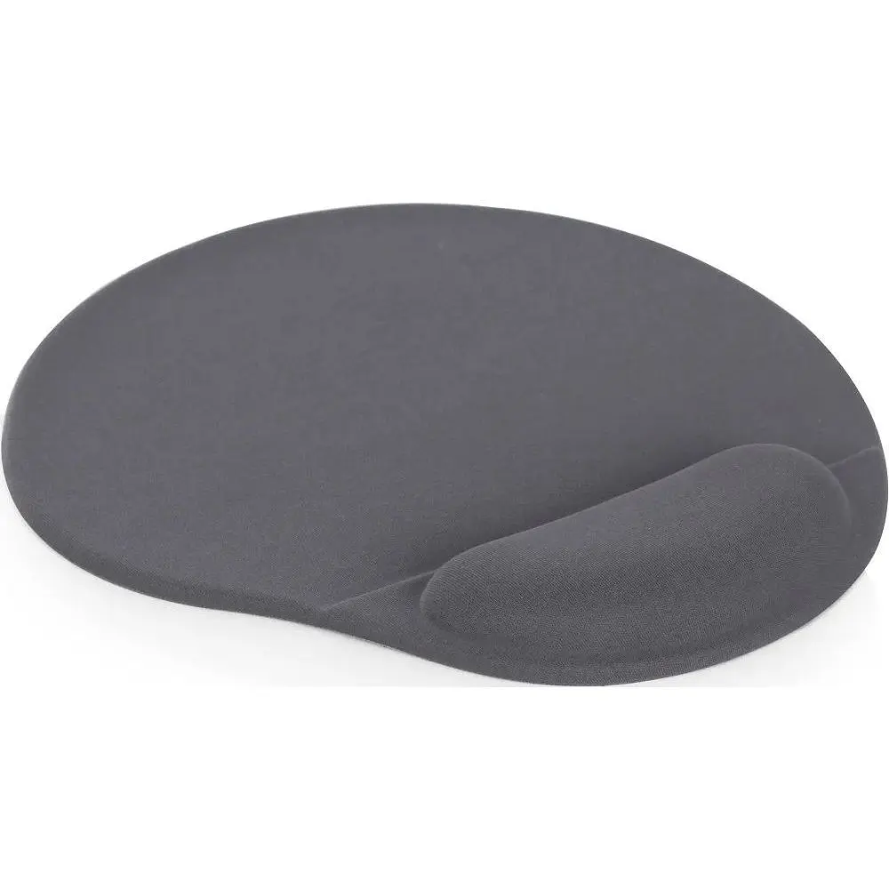 Килимок Gembird Gel Mouse Pad with Wrist Support grey (MP-GEL-GR) - фото 2