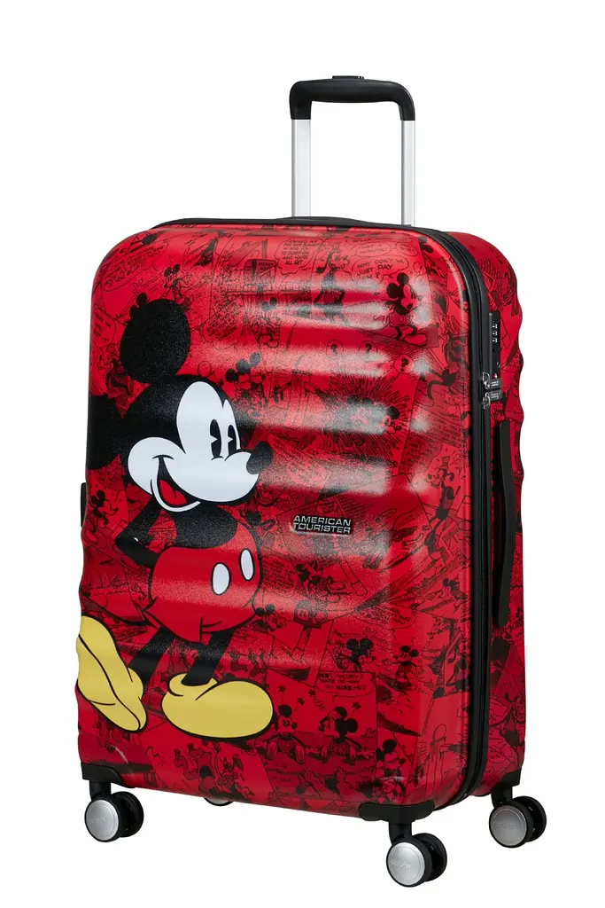 Валіза 67 См American Tourister WAVEBREAKER DISNEY MICKEY COMICS RED 67х47х26 31C*20019 - фото 4