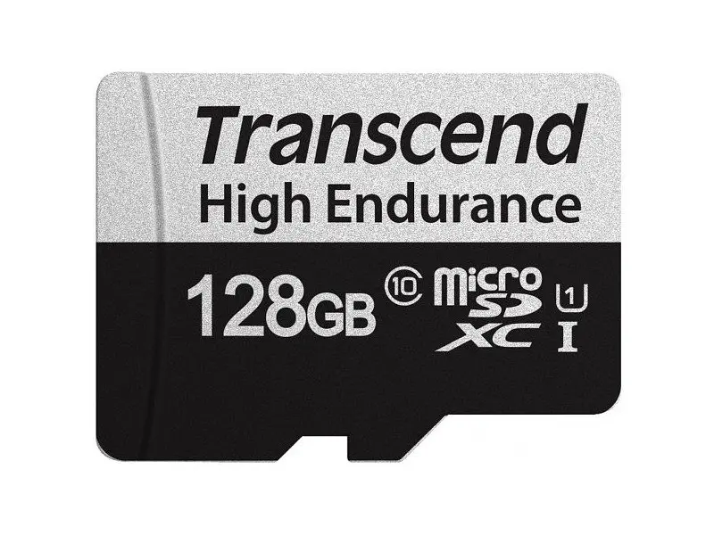 Карта пам'яті Transcend 350V High Endurance microSDXC UHS-I + SD Adapter 128 GB (TS128GUSD350V) - фото 2