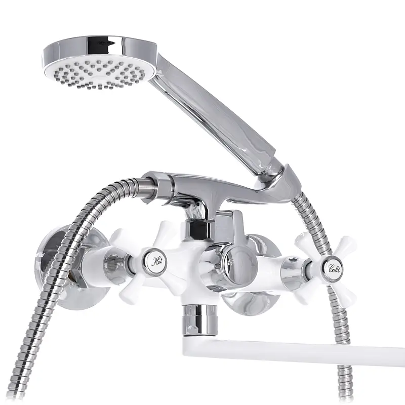 Смеситель для ванны Mixxus Omega 140 white MI2768 Белый матовый - фото 3