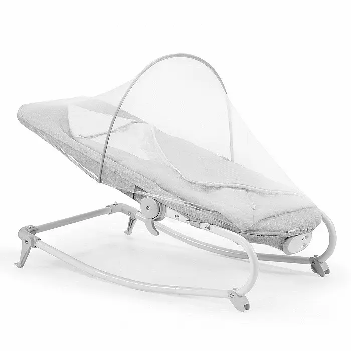 Шезлонг-качалка Kinderkraft Felio 2 Stone Gray (5902533921119) - фото 5