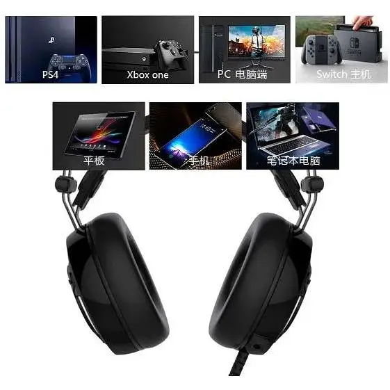 Ігрові геймерські навушники IPega Gaming PG-R008 з мікрофоном і RGB подсвіткою чорні - фото 6