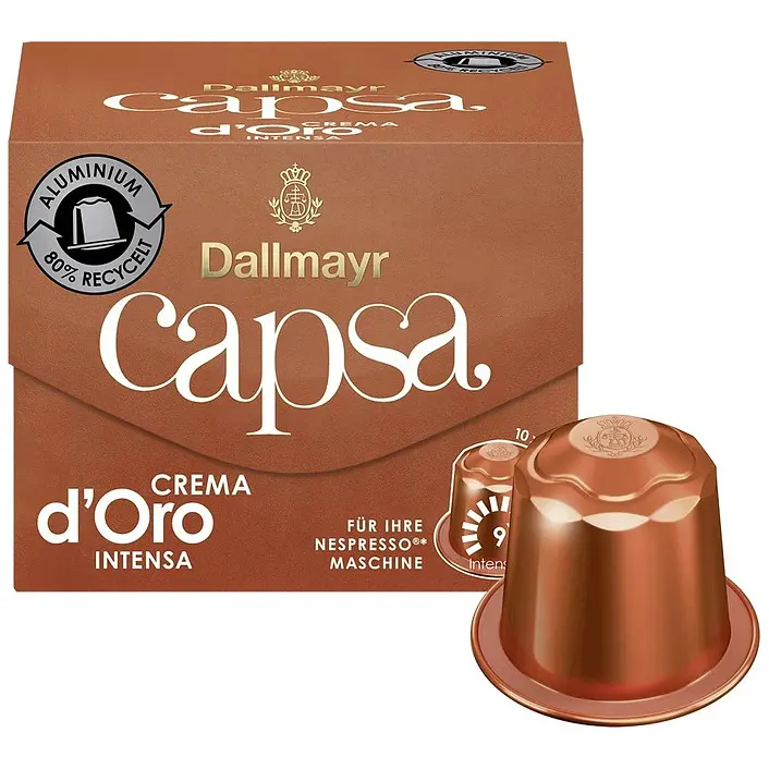 Кава в капсулах Dallmayr Crema d'Oro intensa 10 капсул 56 г - фото 2