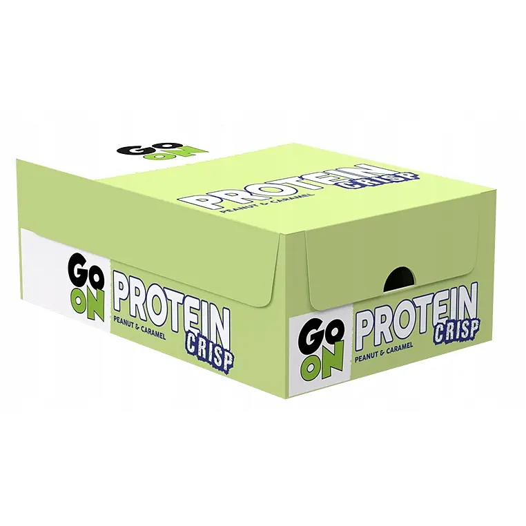 Батончик Go On Nutrition Protein Crisp Bar, 24*50 грам - Арахіс-карамель