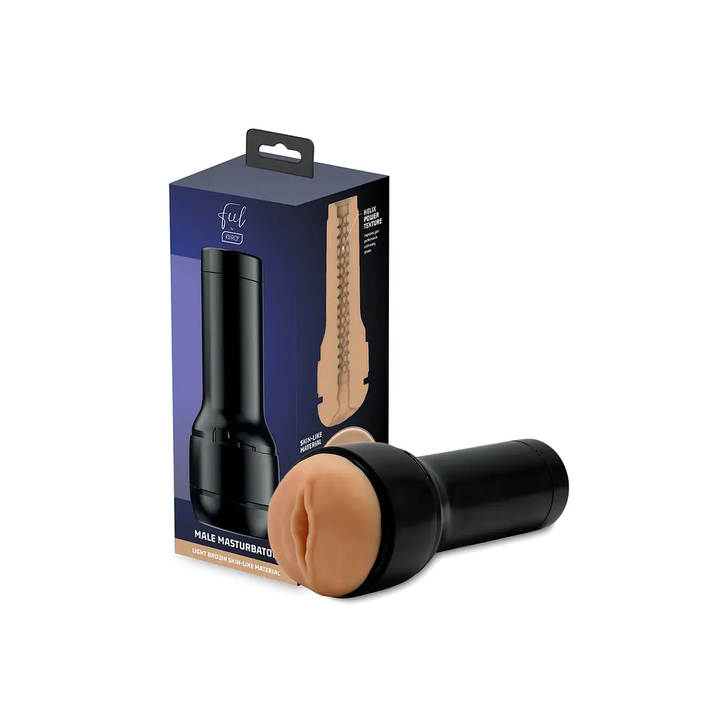Мастурбатор Kiiroo Feel Stroker Light Brown для секс-машини Kiiroo Keon, 22 см - фото 2