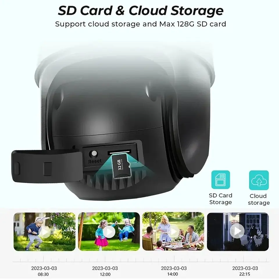 Камера видеонаблюдения XPRO PTZ WiFi с возможностью дальнего доступа P11, 3MP (41564-15968_1082) - фото 8