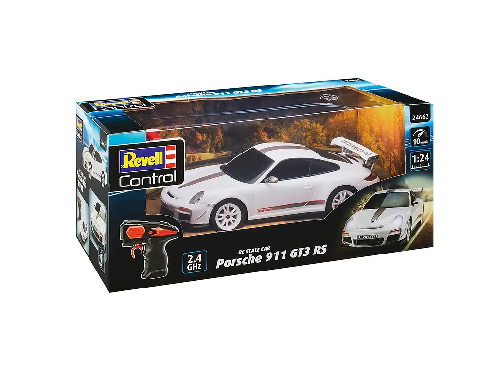 Машинка Revell Scale Car Porsche 911 GT3 на управлении RC белый 24662 - фото 6