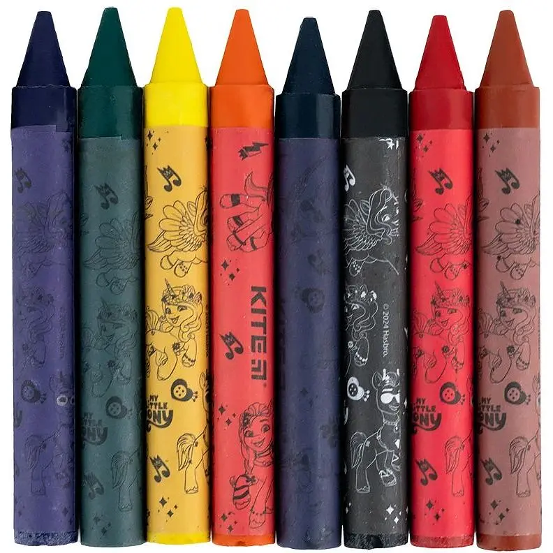 Крейда воскова Kite Jumbo My Little Pony 8 шт. (LP24-076) - фото 3